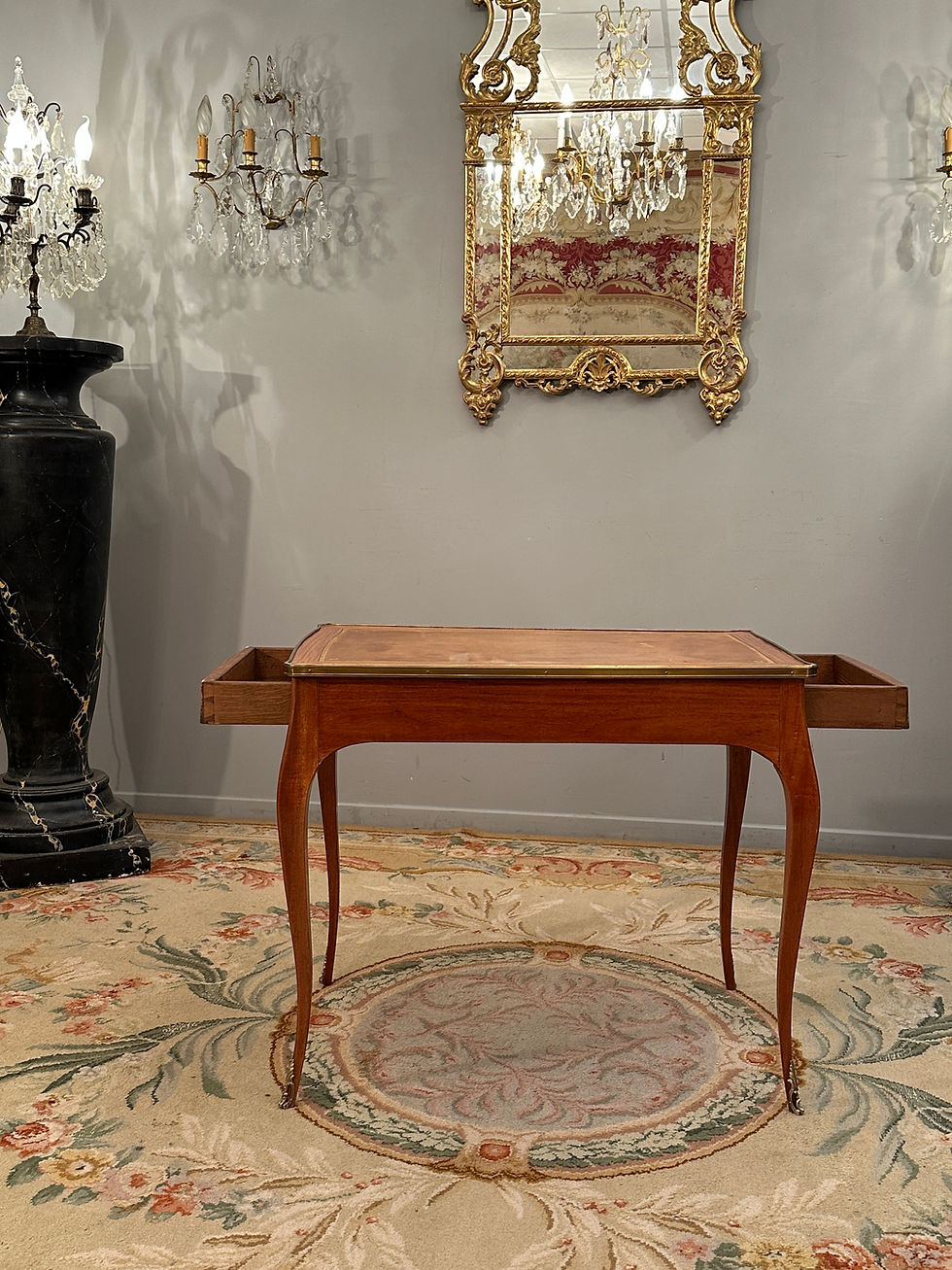 Miniature : Table A Ecrire De Style Louis XV Epoque XIXème