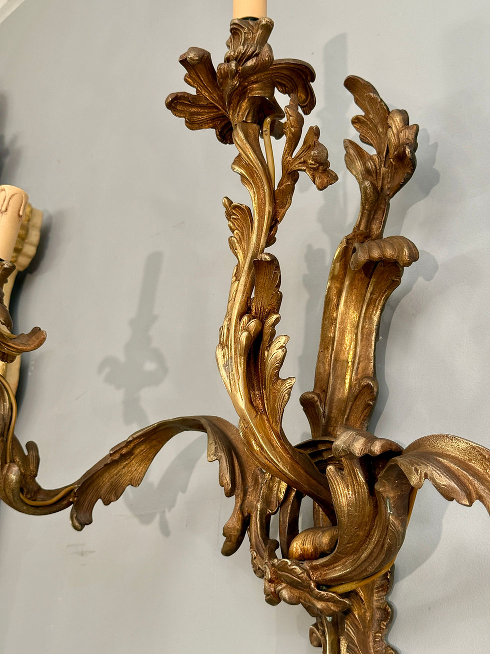 Miniature : Grande Paire d'Appliques En Bronze De Style Louis XV Epoque XIXème (H72cm)