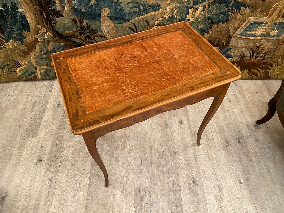Thumbnail: Jean Francois Hache - Petit Bureau d'Epoque Louis XV Etiquette Vers 1750