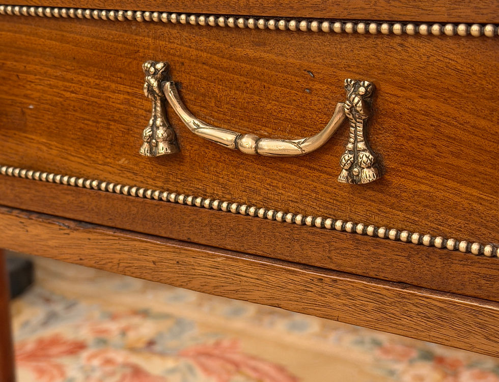 Miniature : Fidelys SCHEY,  Importante Console Demi Lune  Estampillée d'Epoque Louis  XVI, V