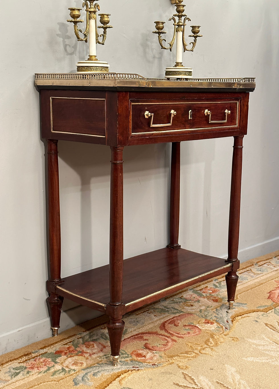 Thumbnail: Console En Acajou  d'Epoque Louis XVI XVIIIeme