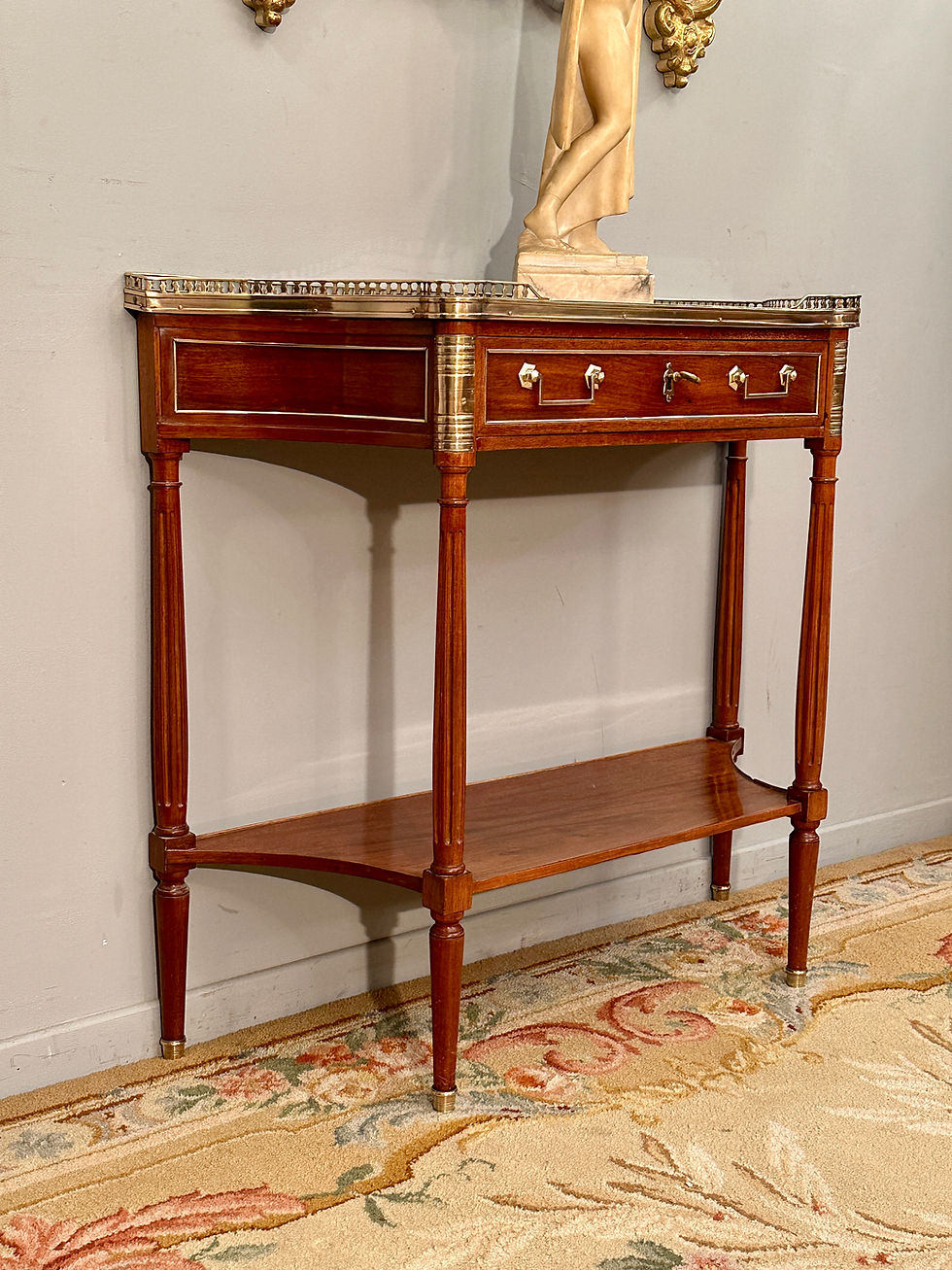 縮圖：Console En Acajou d'Epoque Louis XVI Vers 1780