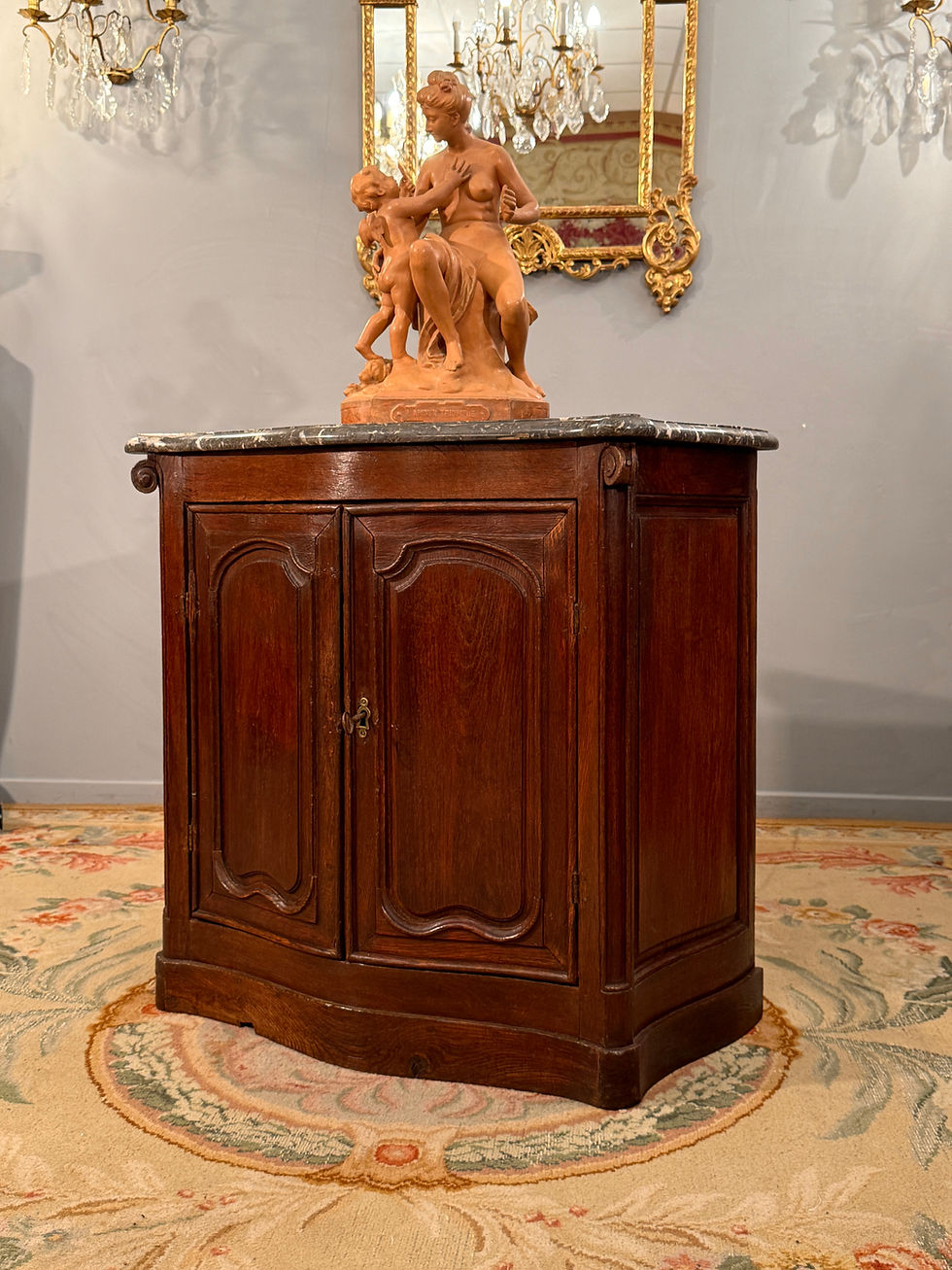 Miniature : Petit Buffet De Chasse, Meuble De Boiserie d'Epoque Regence Vers 1720