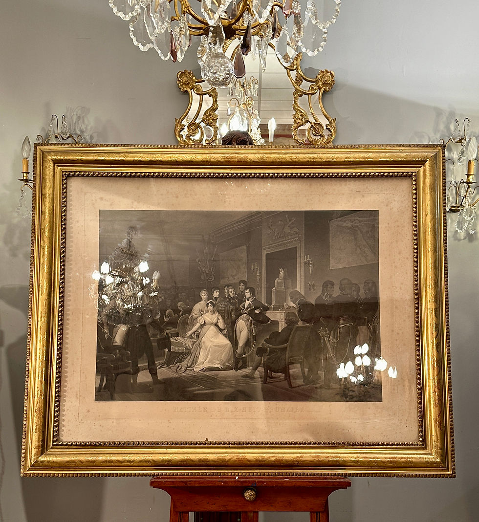 Gravure Matinée Du Dix-huit Brumaire Gravure Epoque Jazet Schopin XIXème Siècle