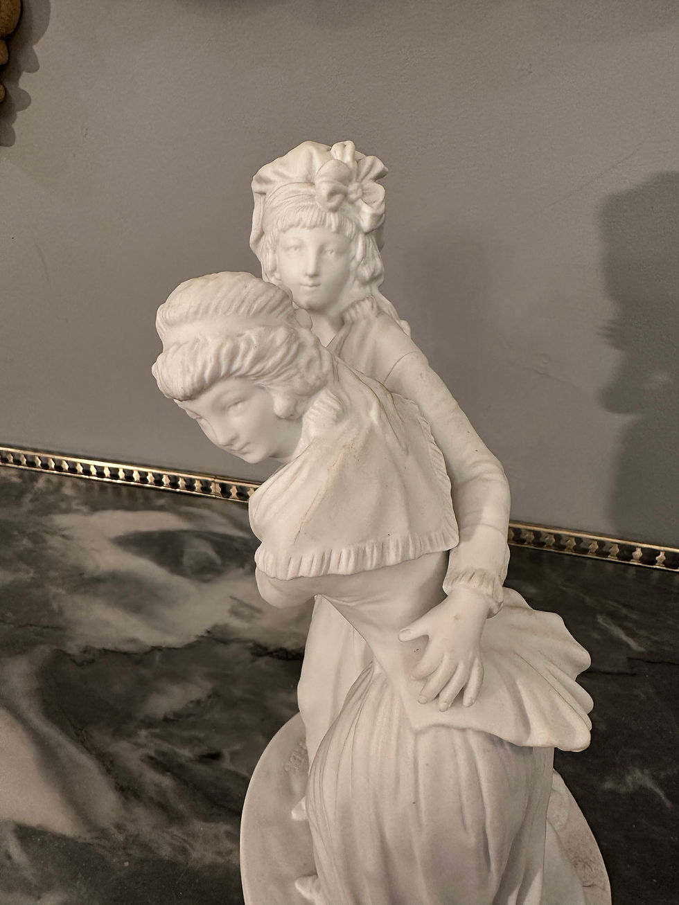 Miniatura: Sevres, Groupe En Biscuit Jeunes Femmes Au Temps De Louis XVI XIXeme