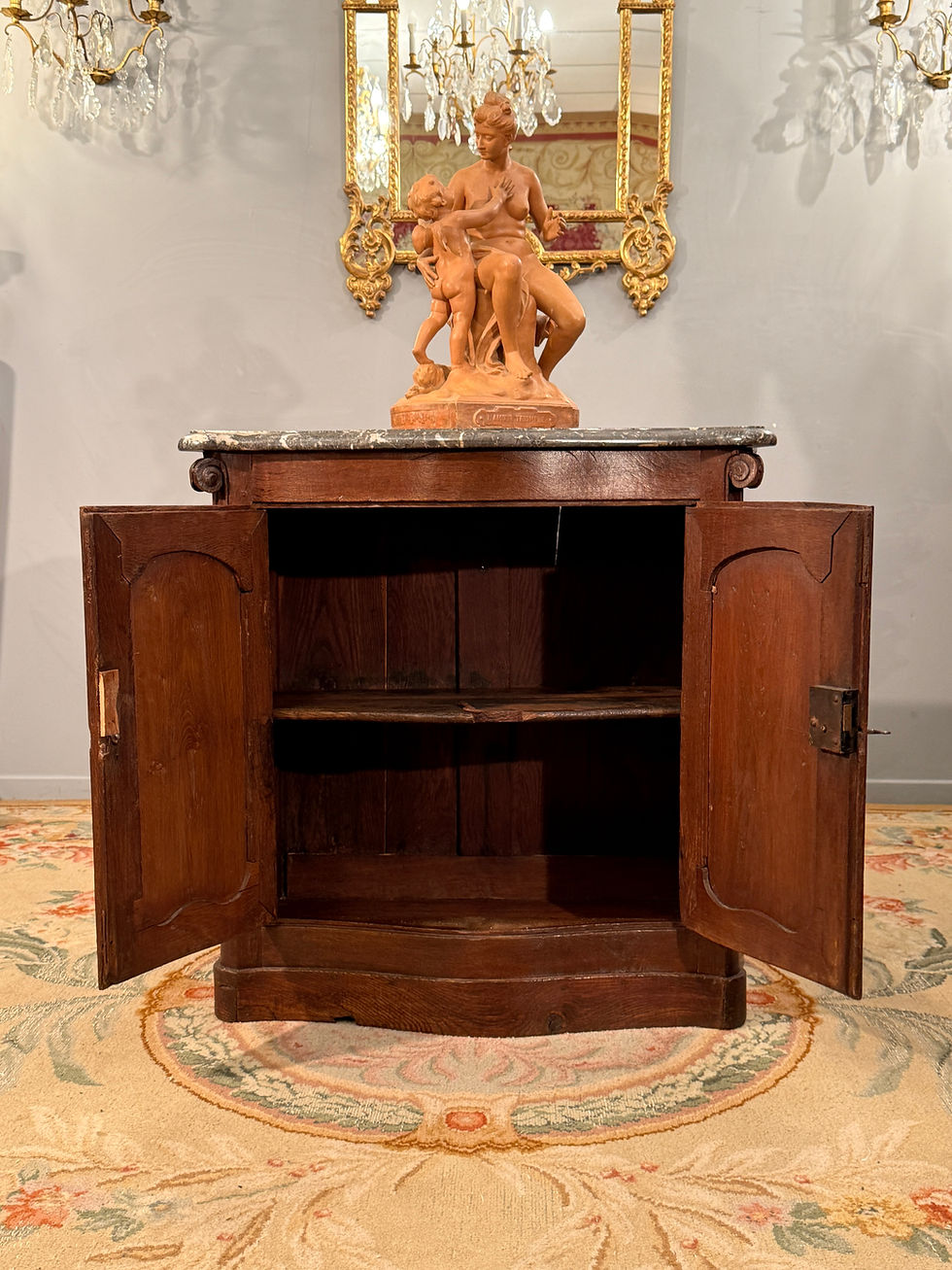 Miniature : Petit Buffet De Chasse, Meuble De Boiserie d'Epoque Regence Vers 1720