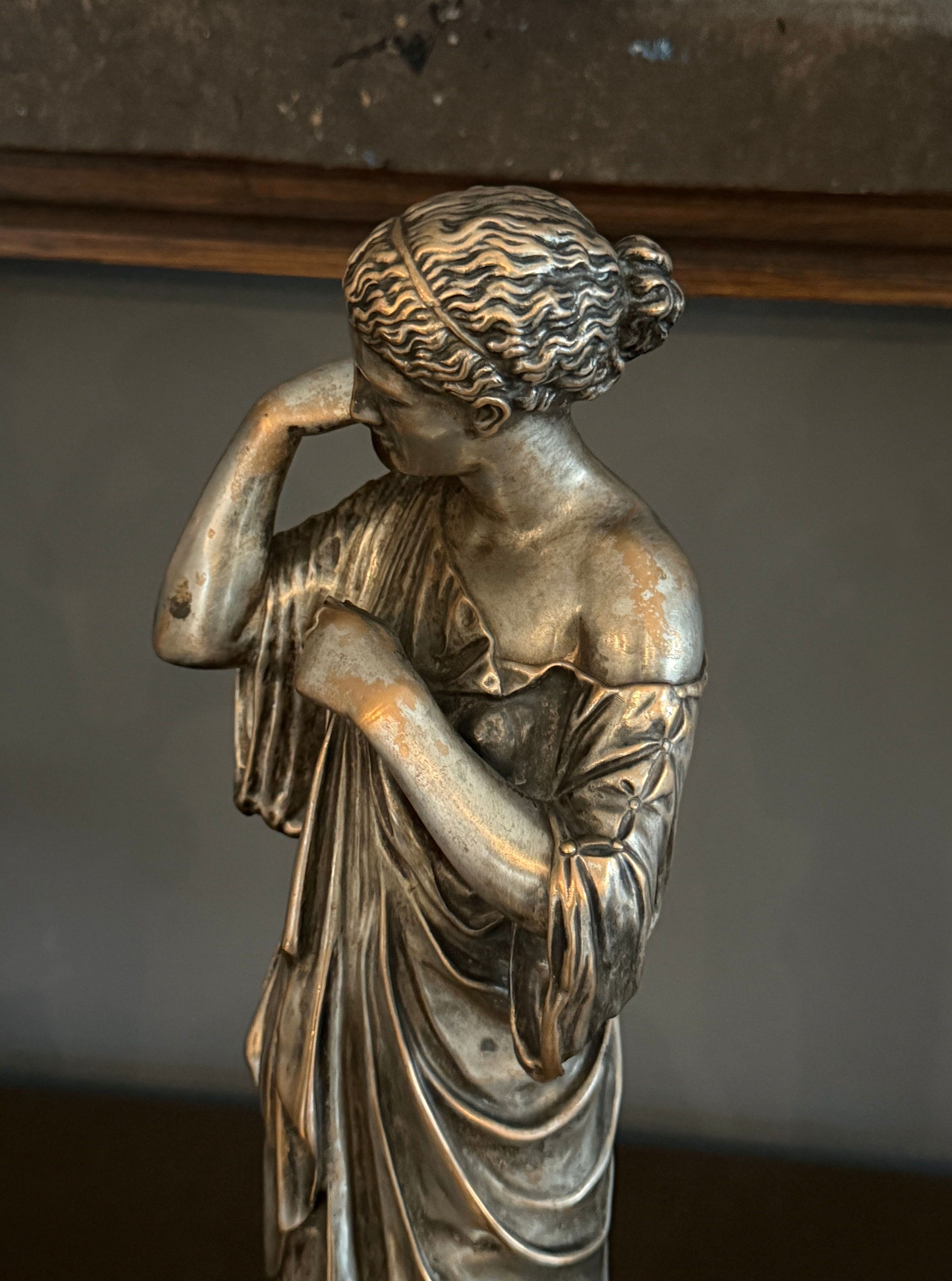 Barbedienne, Epreuve En Bronze Diane De Gabies Cachet Epoque XIXème