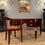 Миниатюра: Bureau Plat d'Apparat En Acajou De Style Empire Epoque XIXème
