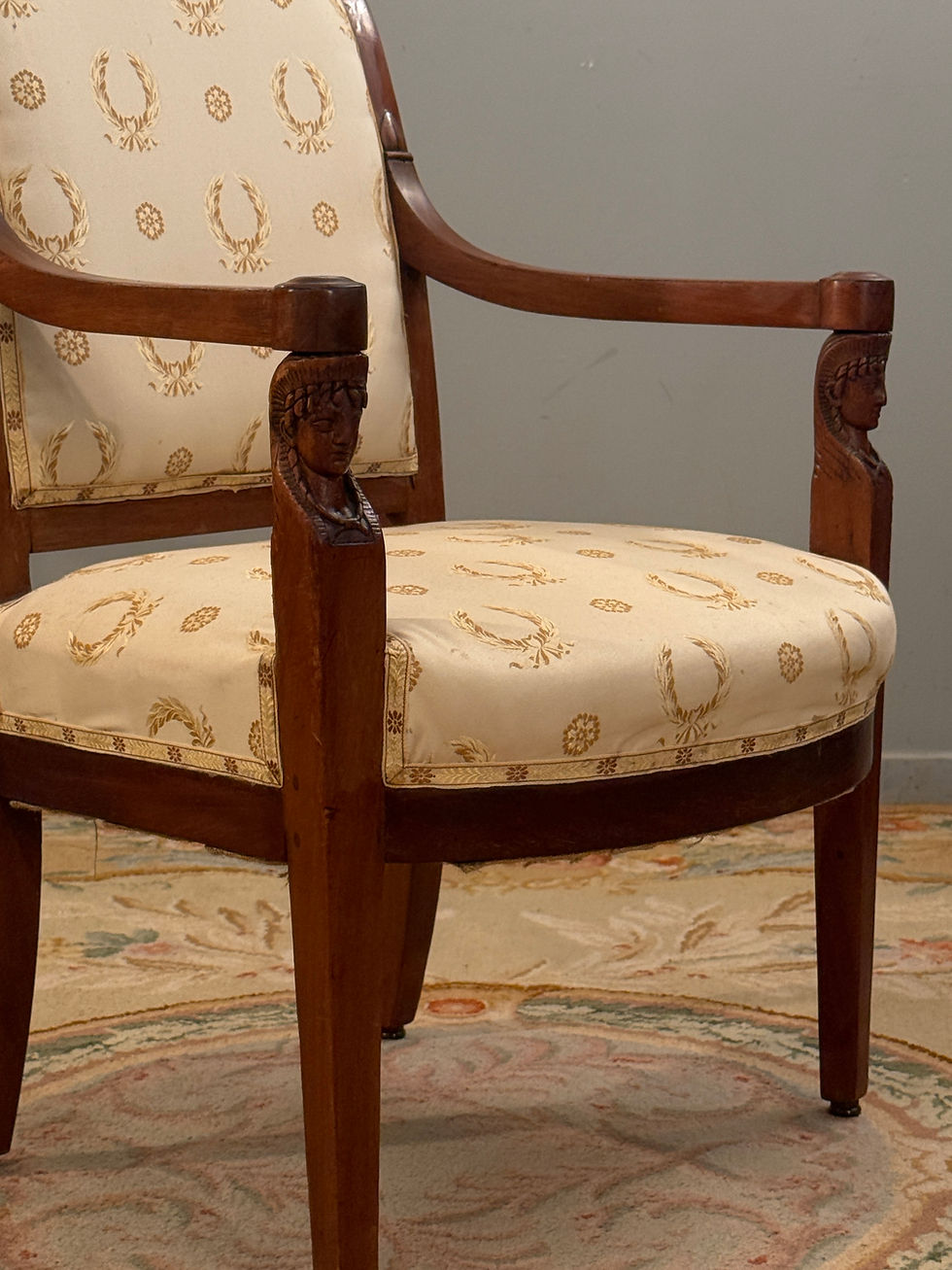Miniatura: Jacob, Fauteuil d'Epoque Consulat Vers 1800