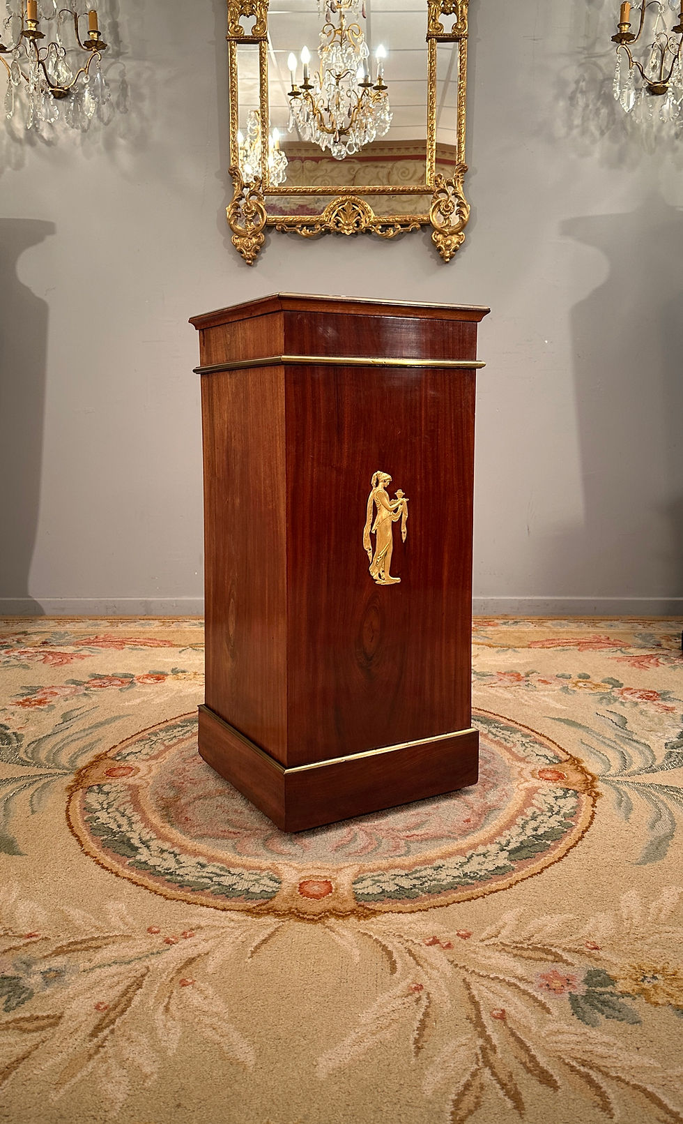 Miniature : Somno En Acajou d'Epoque Consulat Vers 1800
