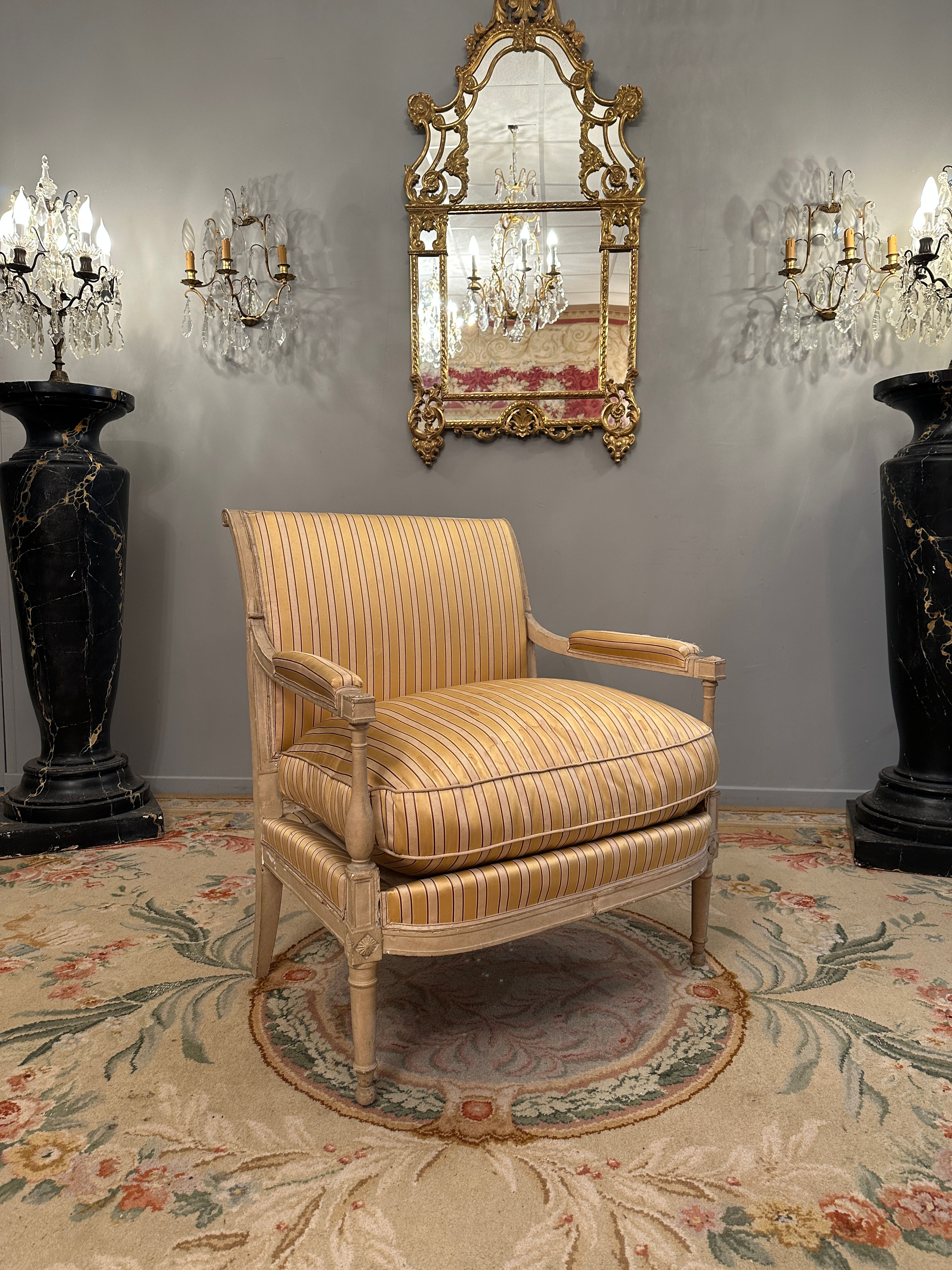 Marquise En Bois Laque Epoque Directoire Vers 1790