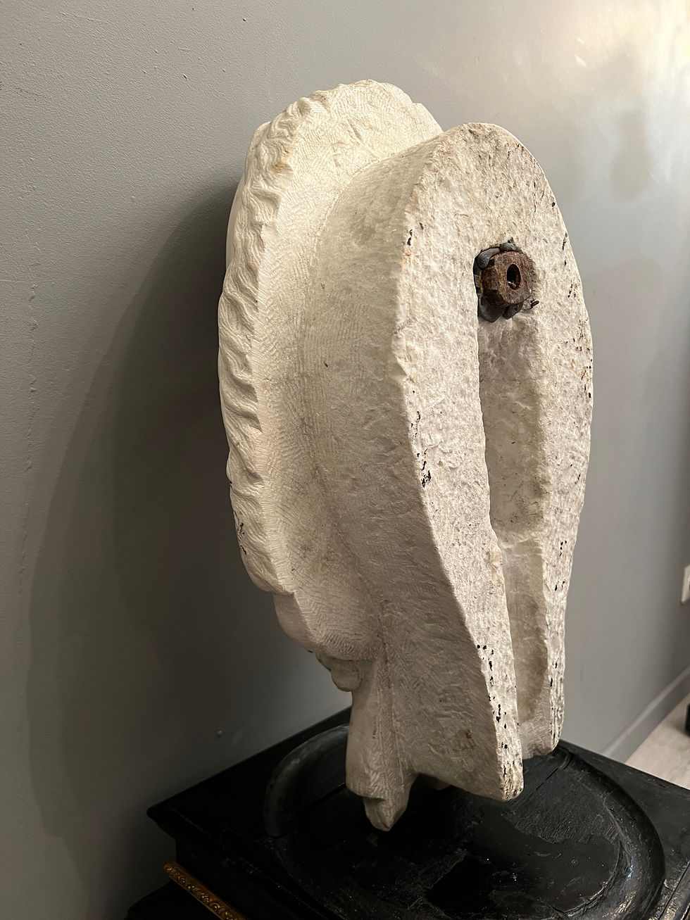 縮圖：Masque De Fontaine En Marbre Epoque XIXeme