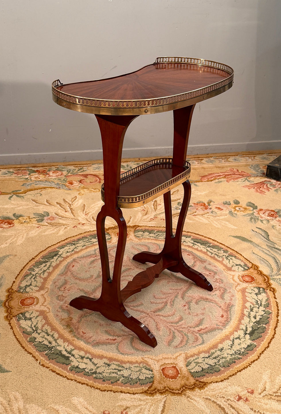 Miniature : Escalier De Cristal, Table Rognon De Style Louis XVI Estampillée Vers 1900