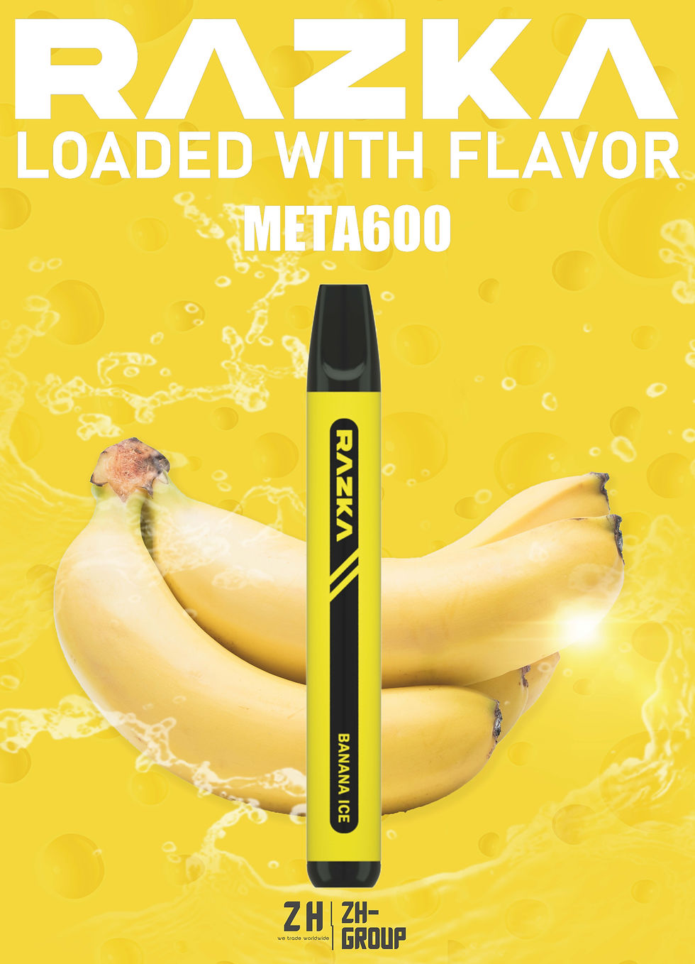 Miniaturbild: RAZKA Meta600 Banana Ice