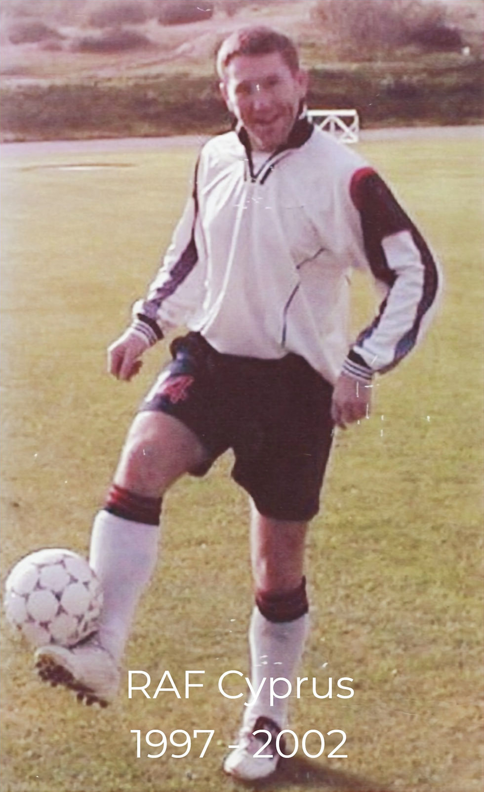 Daz Young playing for the RAF