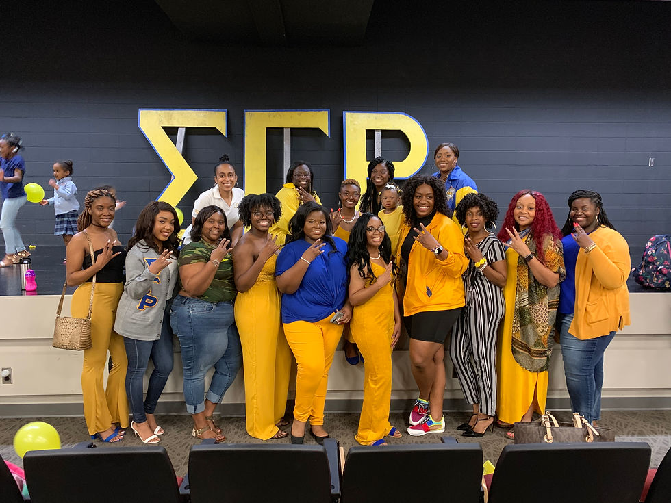 Sorors celebrating Spring 2019