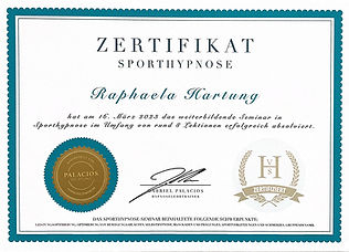 Zertifikat Hypnosetherapie