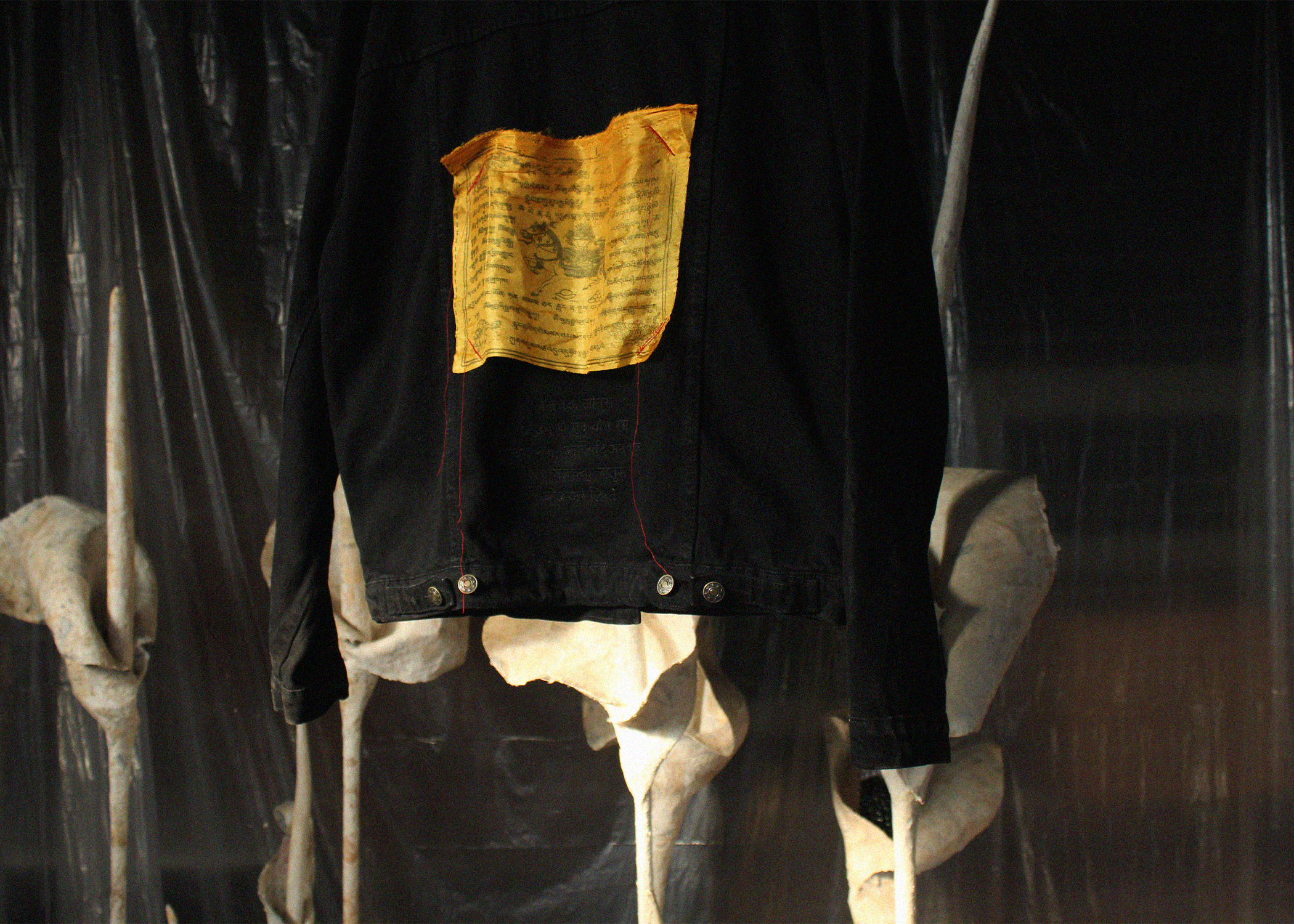 "Homage to Lung-ta" Heavy Denim