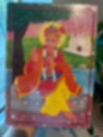 Thumbnail: Finished 45-piece Swaminarayan Bhagwan puzzle with a detailed illustration, symbolizing peace and devotion