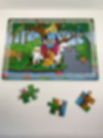 24 piece Lord Krishna and animals tray jigsaw puzzle from 108 Puzzles