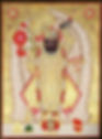 Shreenathji adorned in gold