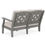 Thumbnail: Chinoiserie Deep Seating Loveseat in Slate Grey
