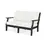 Thumbnail: Chinoiserie Deep Seating Loveseat in Black