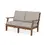Thumbnail: Chinoiserie Deep Seating Loveseat in Teak