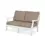 Thumbnail: Chinoiserie Deep Seating Loveseat in White
