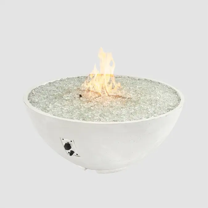 Thumbnail: Cove Concrete Edge Gas Fire Pit Bowl 42"