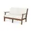 Thumbnail: Chinoiserie Deep Seating Loveseat in Teak