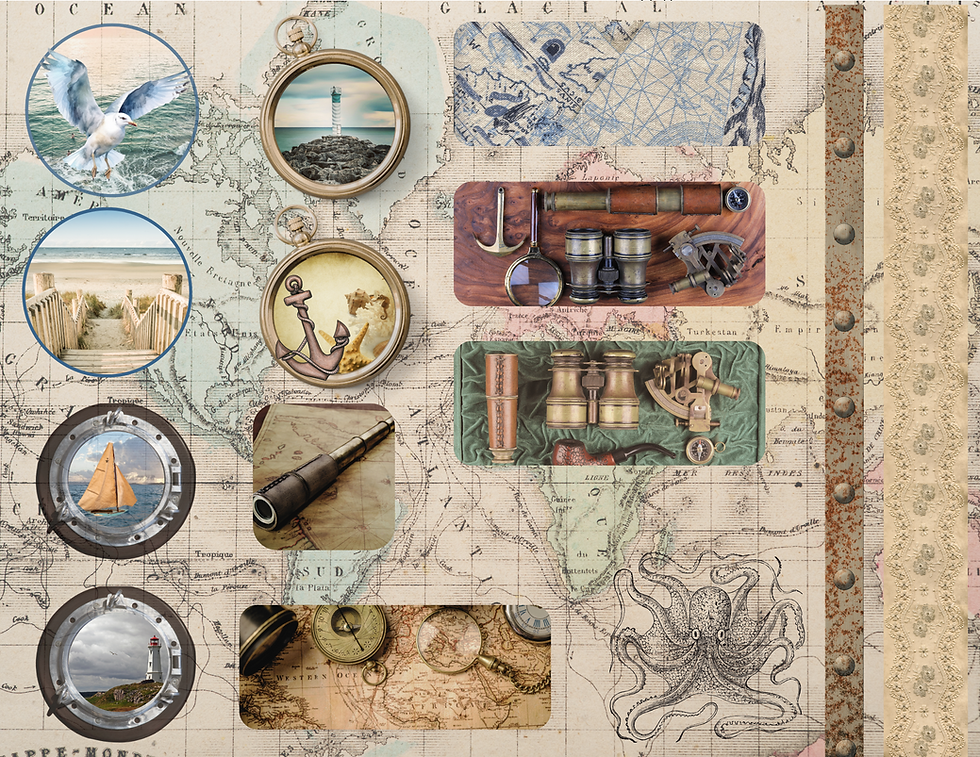 Thumbnail: Vintage Nautical Collage Collection