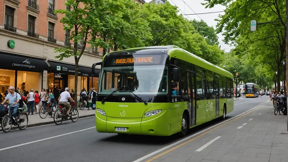 Sustainable travel options