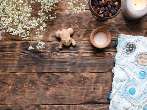 Rebirth ritual with the 4 elements