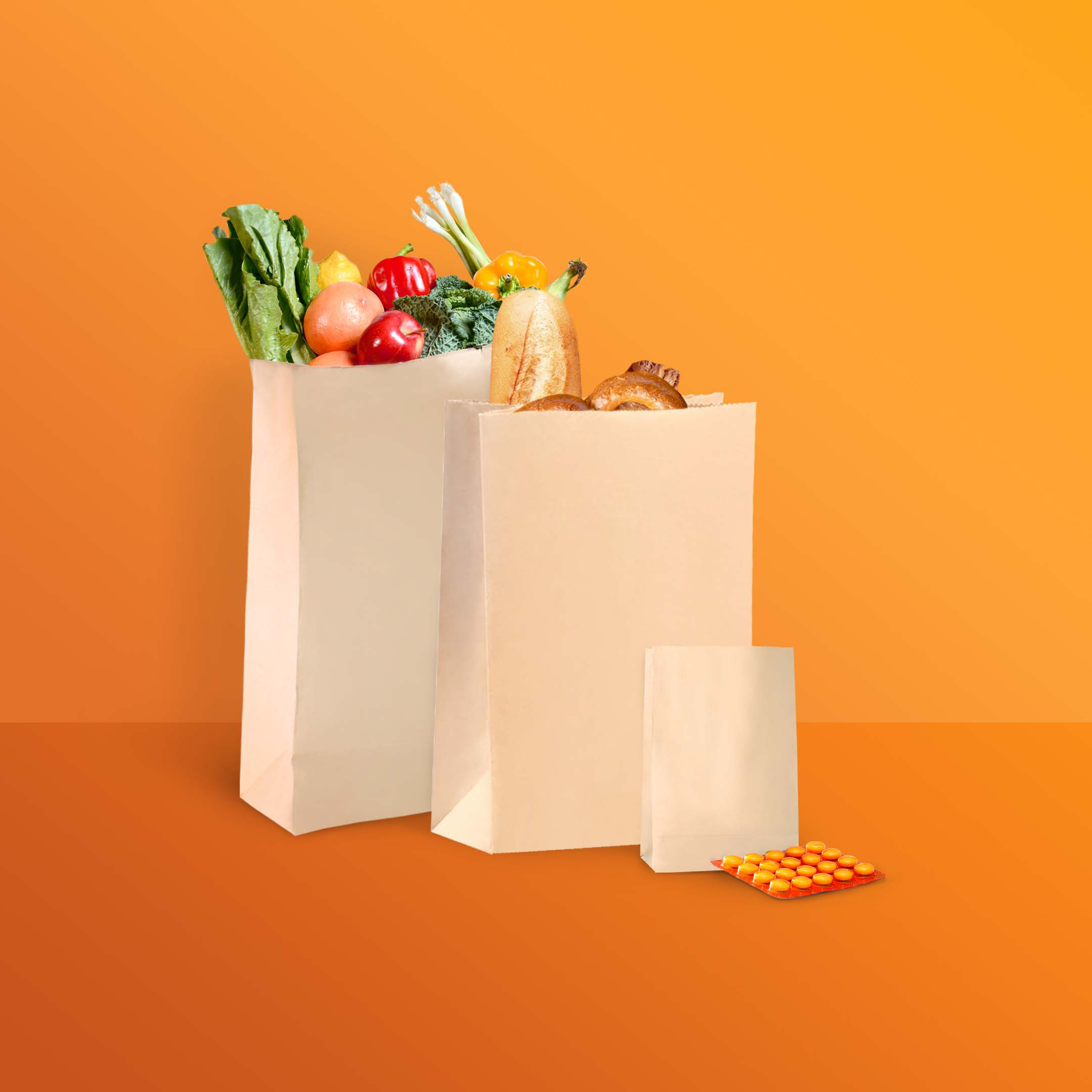 Notion Brown Paper Bag (Kraft Bag no Handle)