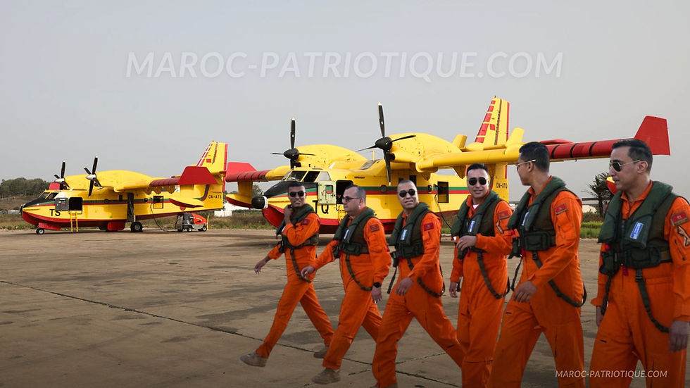 FEUX DE FORÊT, LE MAROC, 5E FLOTTE CANADAIR AU MONDE ET 1RE D'AFRIQUE