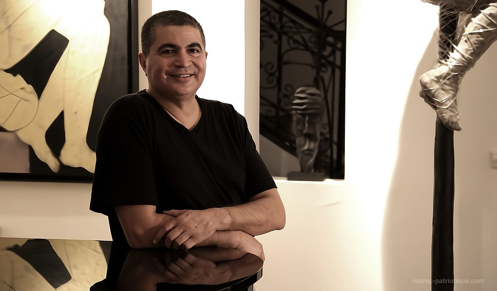 Mahi Binebine écrivain peintre marocain