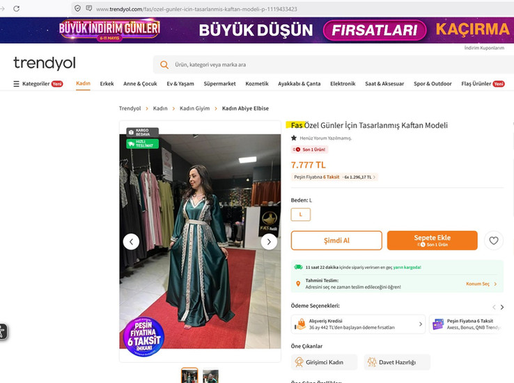 LES ARCHIVES TURQUES CONFIRMENT LA MAROCANITÉ DU CAFTAN FÉMININ