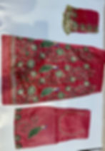 Mayuri Peach Pink Silk-Blend Poshak with peacock embroidery