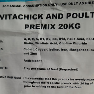 Add to 25kg of feed, to prepare breeding birds for collecting eggs to hatch