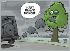 Curb the polluting evil with the spell from heaven.