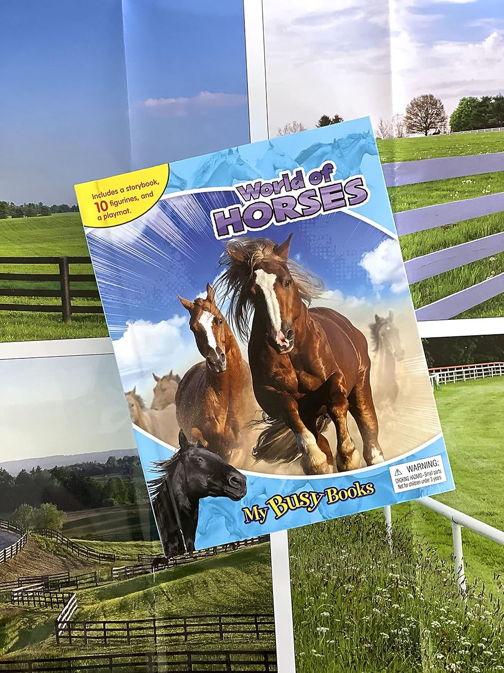 Thumbnail: Phidal World of Horses My Busy Books - Storybook