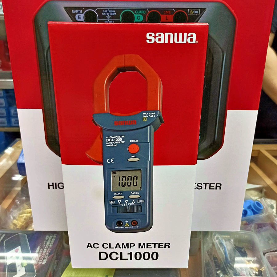 Thumbnail: Sanwa DCL1000 Digital Clamp Meter AC