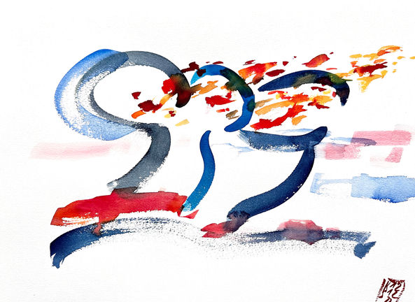 Autum Trees | Watercolor