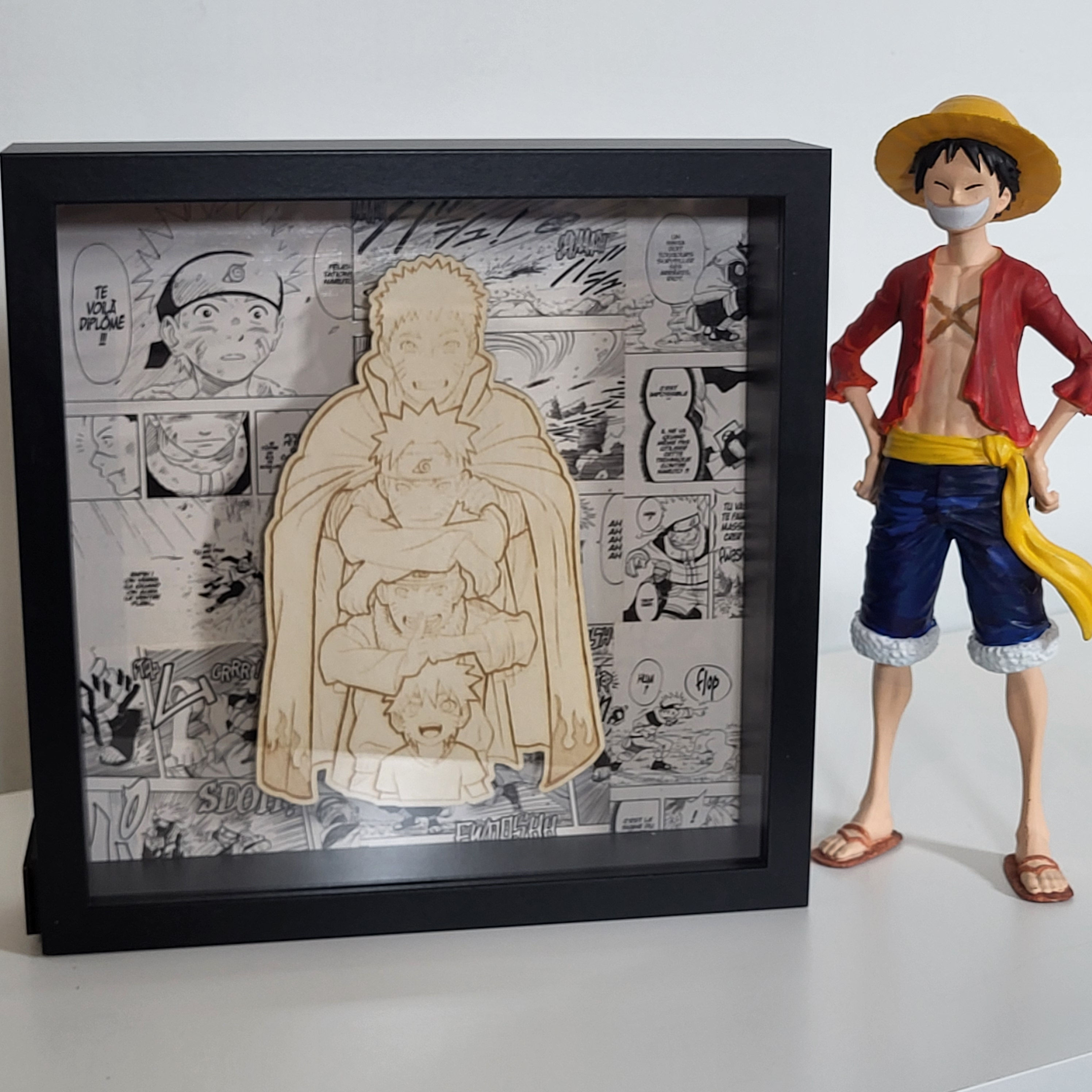 Cadre Wood'n'Ink - Naruto Evolution