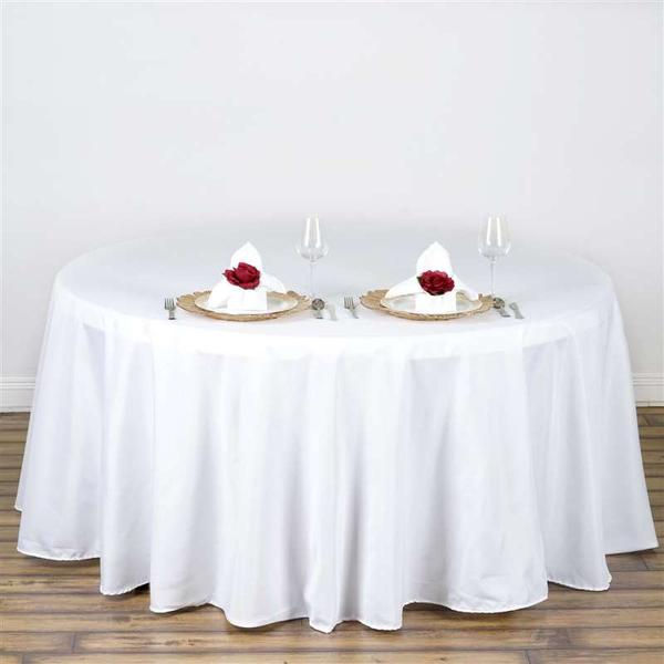 Polyester Round Tablecloth