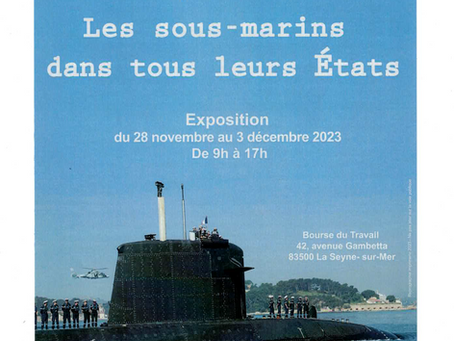 L'association "800 Tonnes/Renaissance" présente "Les sous-marins dans tous leurs états"