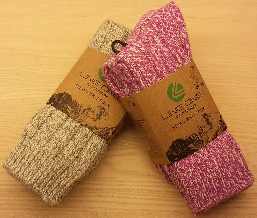 Miniatura: Calcetines Line One rustico - 33% Lana - Pack(2)