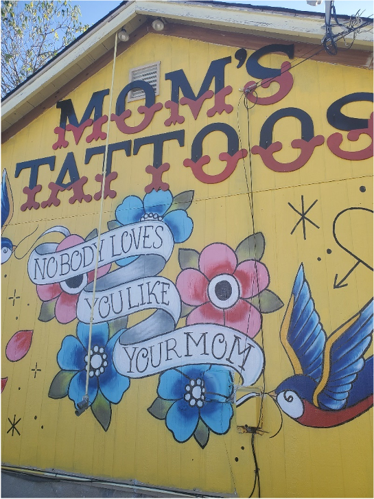 You may not find YOUR mom at Mom’s Tattoos, but you’ll find A mom