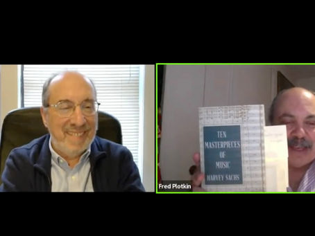 Fred Plotkin on Fridays: Musicologist Harvey Sachs